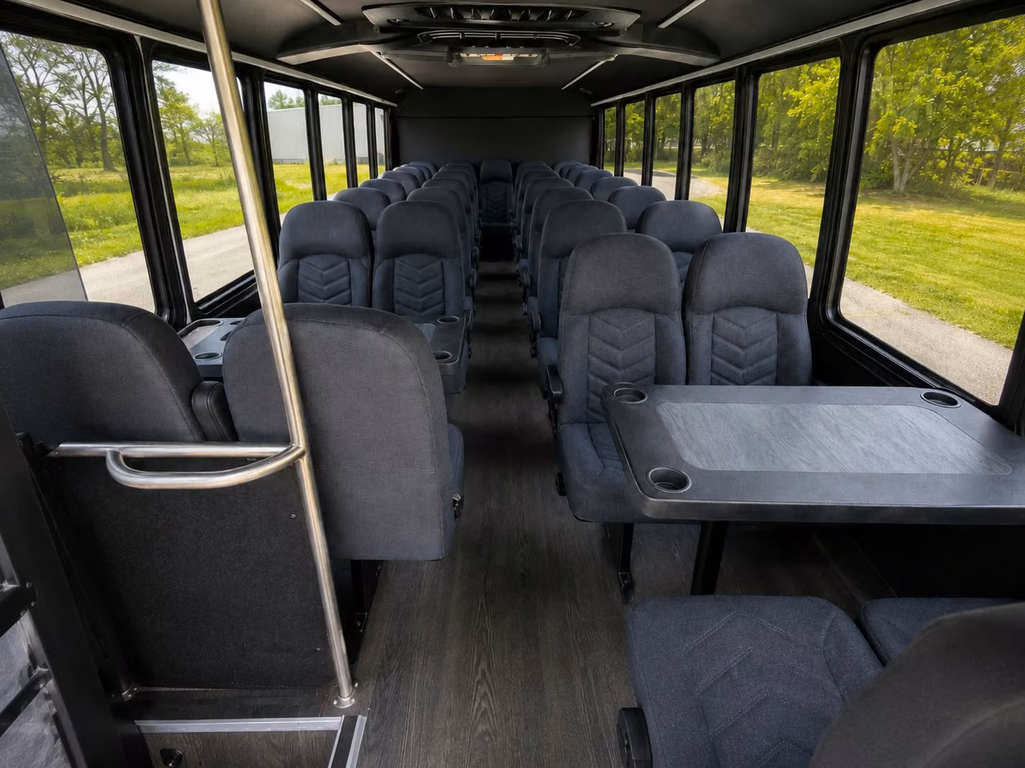 18 passenger minibus interior