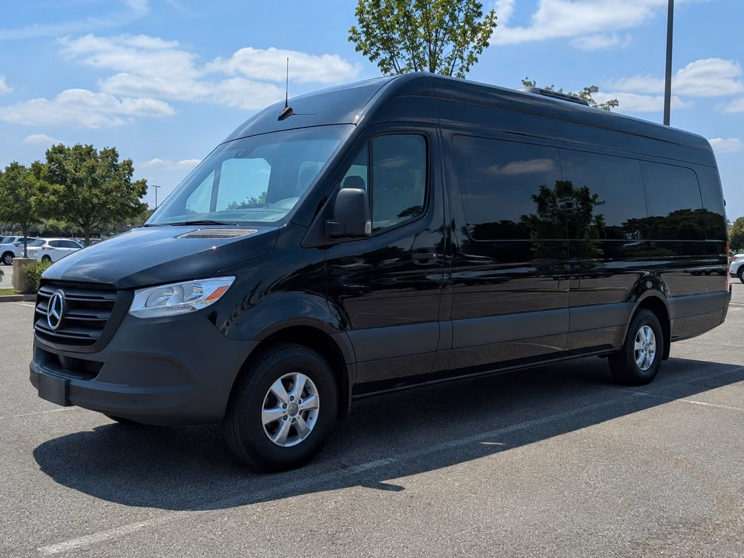 sprinter van with driver